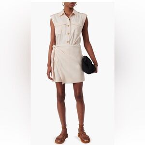 Derek Lam 10 Crosby Giselle Cargo shirt dress size 4 (small)